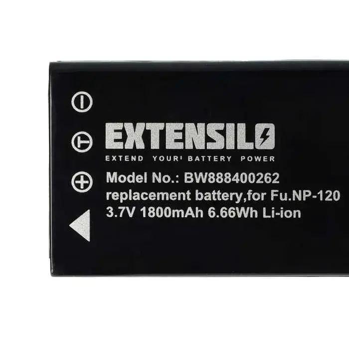 EXTENSILO 2x Batterie compatible avec CAMILEO X100 HD, X100, H30 appareil photo5.webp