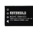 EXTENSILO 2x Batterie compatible avec CAMILEO X100 HD, X100, H30 appareil photo5.webp