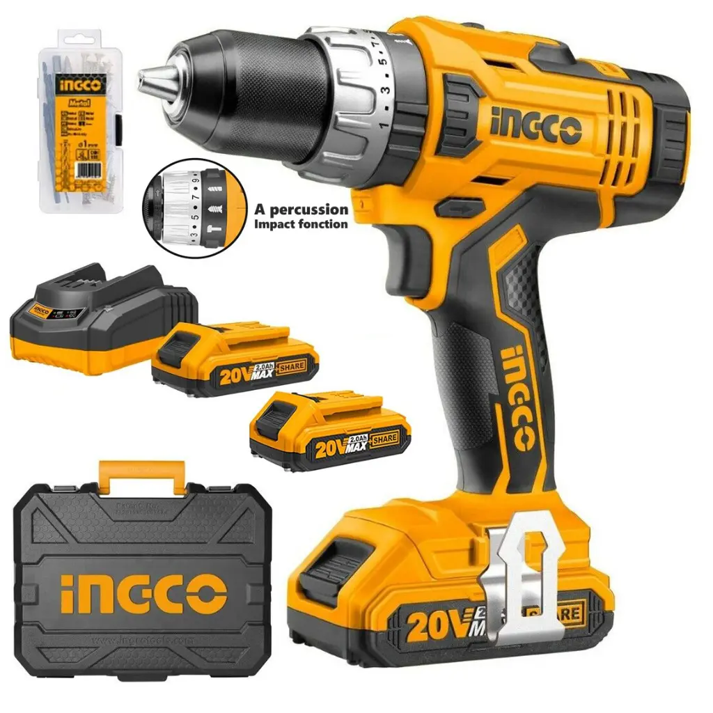 Visseuse Perceuse INGCO 20v2.webp