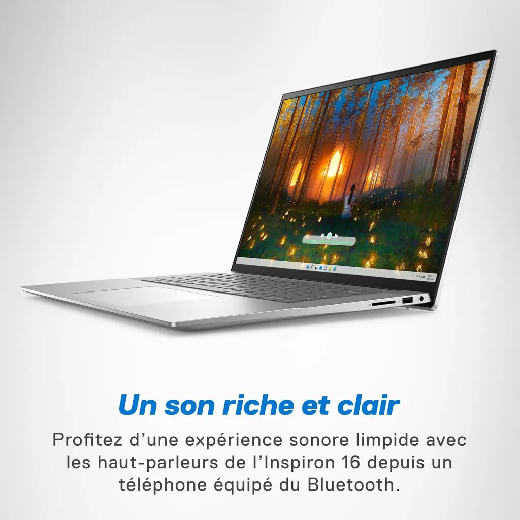 Dell Inspiron 16 5630 Ordinateur Portable, Processeur 13th Intel Core i7-1360P, 16Go RAM, 1TB SSD, Écran 16 pouces4.webp