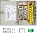 Boîtier Transformateur à Commutation d'Alimentation CCTV 18 Canaux 12V 20A 240W pour Caméra.webp