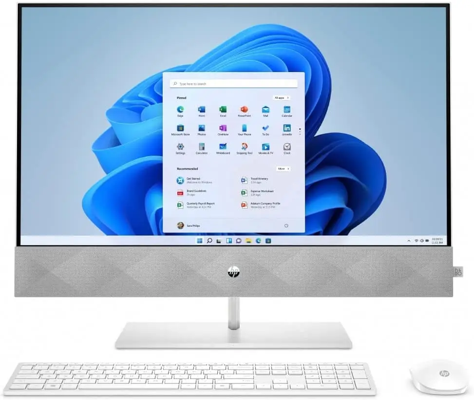 Bureau HP 27 cb1198 All-in-One Gen12 Core™ i5