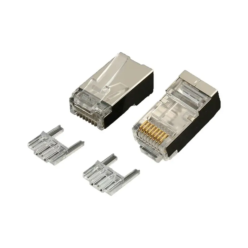 Connecteur RJ45 blindé (STP/FTP) pour câbles Cat 7/7A monobrin ou multibrins