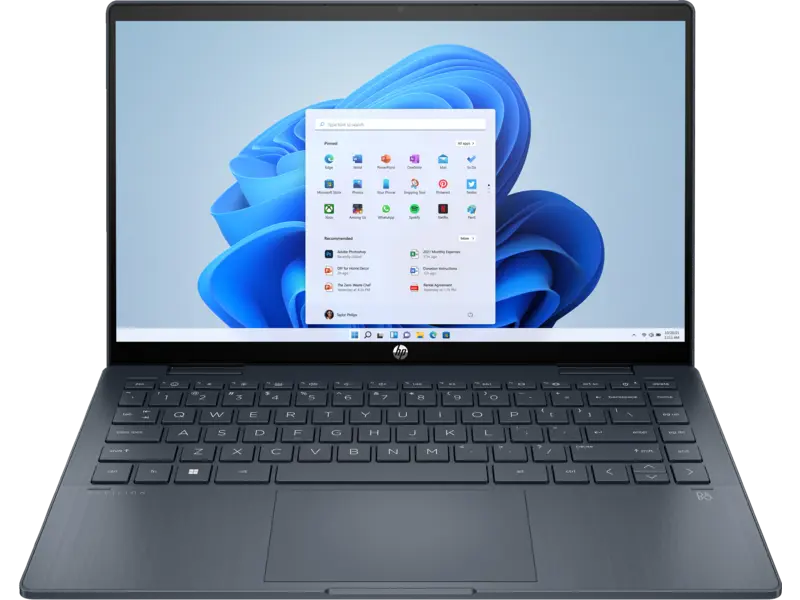 Portable HP PAV 14 X360 EK0033 Intel Core i5-12èm Gen-16 Go Ram DDR4-512 Go SSD-Ecran 14 Pouces Tactile