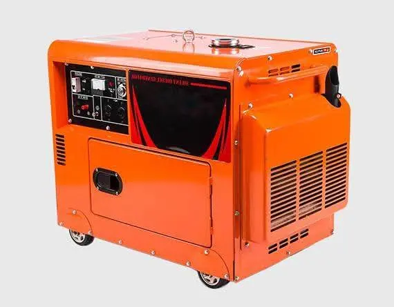 GROUPE ELECTROGENE SILENCIEUX 6,5 KVA DEMARAGE ELECTRIQUE DIESEL MODEL HDG5500SE INDUSTRIE