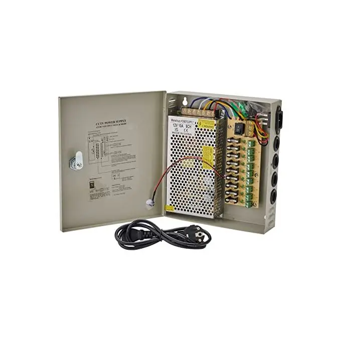 Boitier D'alimentation Caméra CCTV 09 Ch