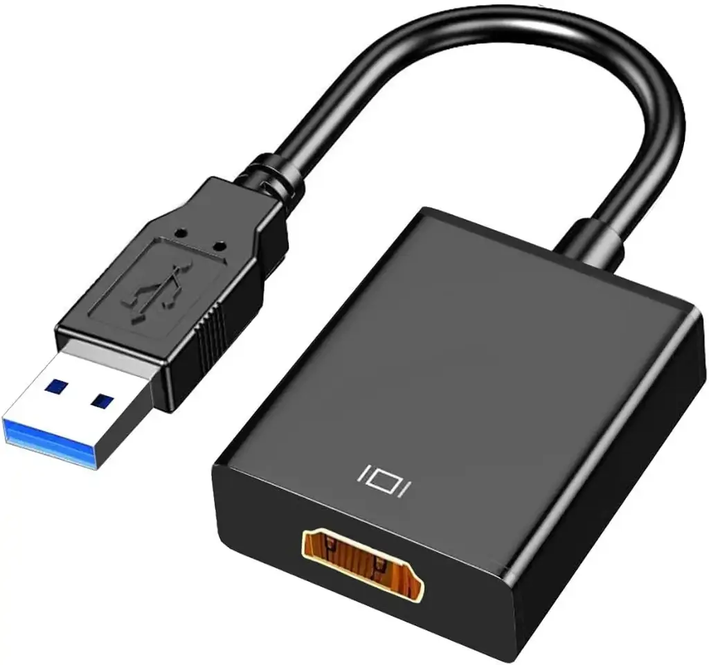 Adaptateur, Convertisseur USB 3.0/2.0 vers HDMI, câble vidéo HD 1080p pour PC, PC Portable, HDTV compatible avec Windows