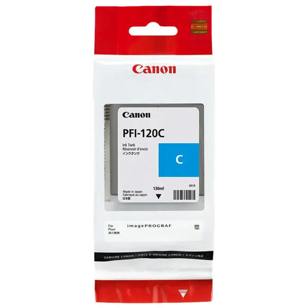 Cartouche Canon PFI-120C Cartouche d'encre bleu traceur