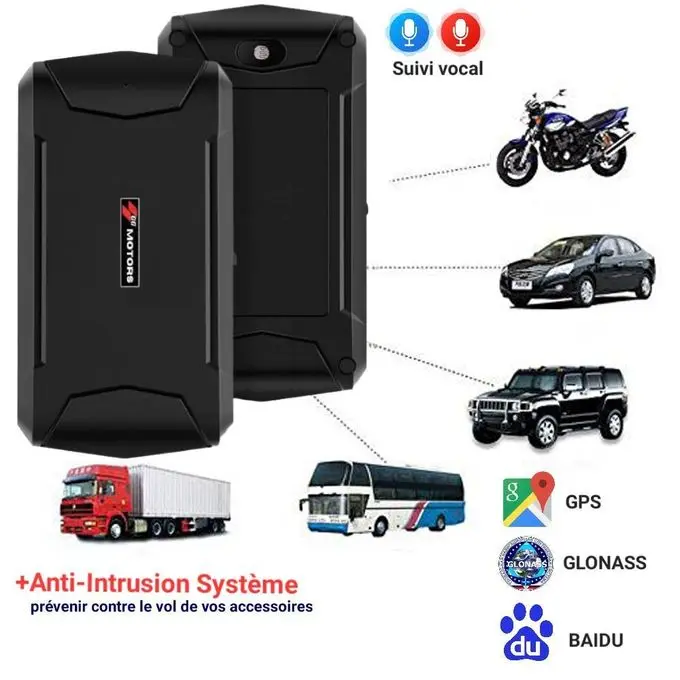 GPS autonome - Modèle CE -Le traceur indétectable, intelligent, Suivi Vocal, ultraprécis