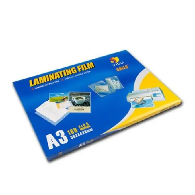 Film de Plastification Paquet de Transparent A3